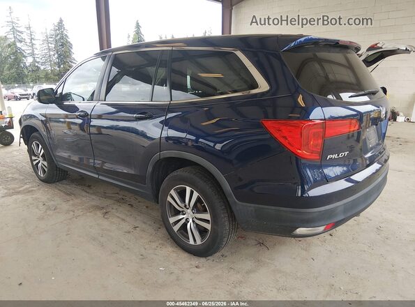 5FNYF6H50JB070492 2018 HONDA PILOT Blue Задня ліва чверть