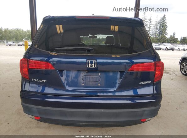5FNYF6H50JB070492 2018 HONDA PILOT Blue 