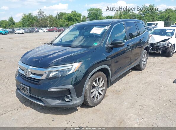 5FNYF6H50KB036795 2019 HONDA PILOT Green Front left
