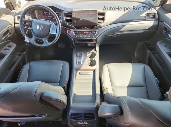 5FNYF6H50MB098054 2021 HONDA PILOT Черный Вид панели приборов