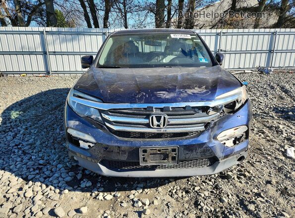 5FNYF6H51GB093062 2016 HONDA PILOT Blue 