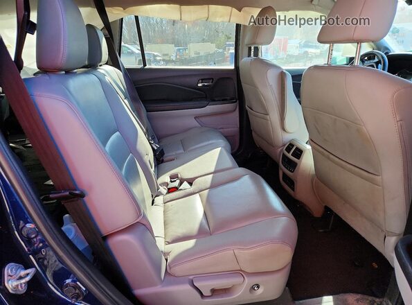 5FNYF6H51GB093062 2016 HONDA PILOT Blue 