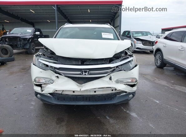 5FNYF6H51JB019003 2018 HONDA PILOT White Սարքավորումների վահանակի տեսք