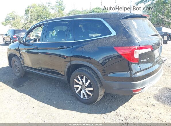 5FNYF6H51KB089313 2019 HONDA PILOT Black Вид щитка приладів