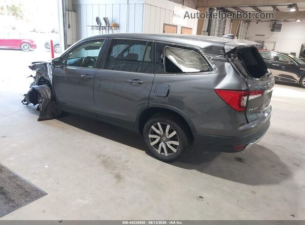 5FNYF6H51MB044312 2021 HONDA PILOT Gray Trasero izquierdo