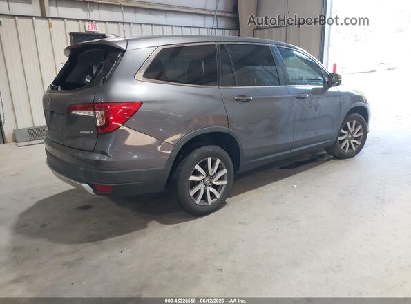 5FNYF6H51MB044312 2021 HONDA PILOT Gray Trasero derecho
