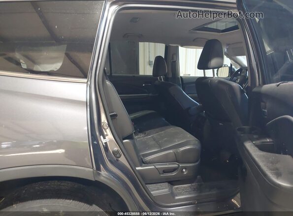 5FNYF6H51MB044312 2021 HONDA PILOT Gray Vista de la etiqueta del VIN