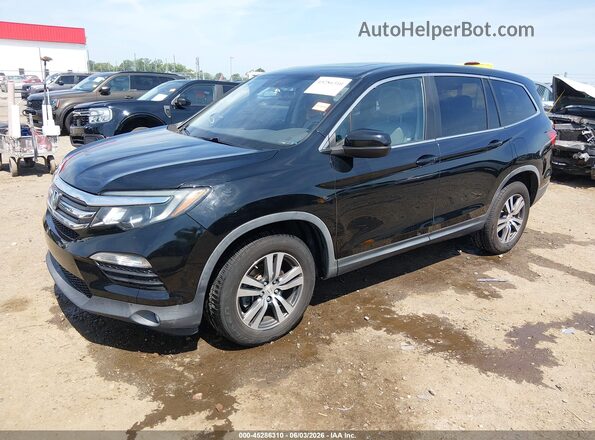 5FNYF6H52HB009381 2017 HONDA PILOT Black Vista tres cuartos delantera izquierda