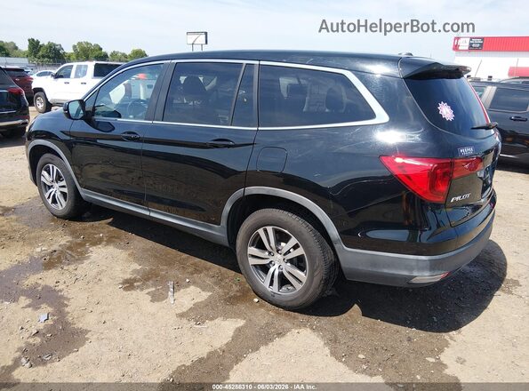 5FNYF6H52HB009381 2017 HONDA PILOT Black Trasero izquierdo