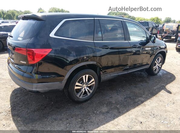 5FNYF6H52HB009381 2017 HONDA PILOT Black Trasero derecho