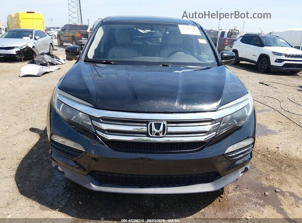 5FNYF6H52HB009381 2017 HONDA PILOT Black Vista del cuadro de instrumentos