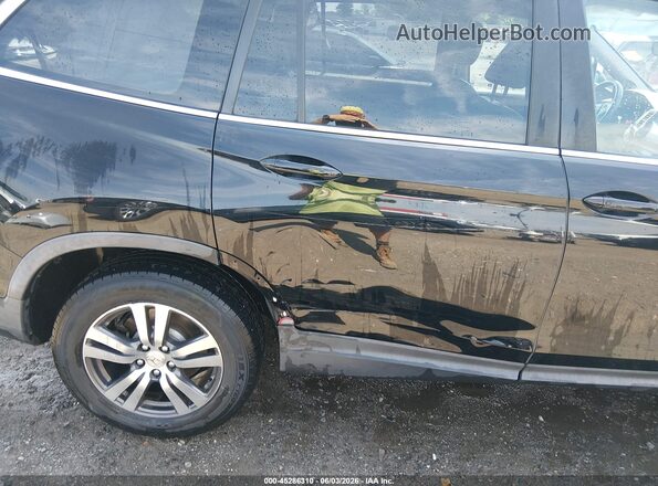 5FNYF6H52HB009381 2017 HONDA PILOT Black Vista frontal