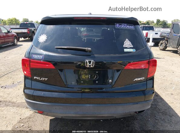 5FNYF6H52HB009381 2017 HONDA PILOT Black 