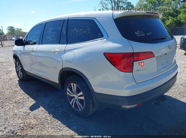 5FNYF6H52HB009848 2017 HONDA PILOT Белый Задняя левая четверть