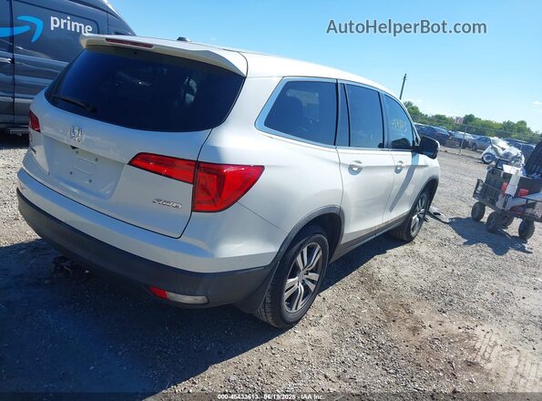 5FNYF6H52HB009848 2017 HONDA PILOT Белый Задняя правая четверть