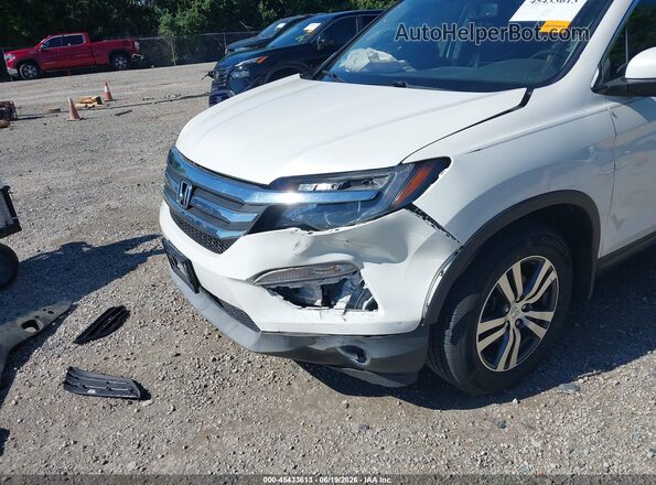 5FNYF6H52HB009848 2017 HONDA PILOT Белый Вид спереди
