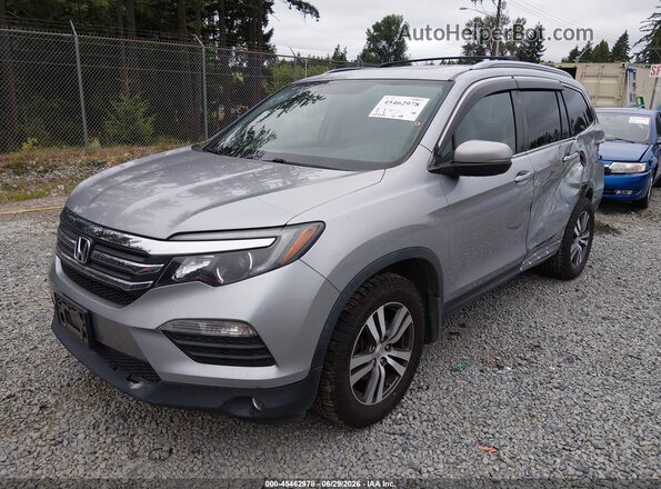 5FNYF6H52JB047330 2018 HONDA PILOT Silver წინა მარცხენა ხედი სამი მეოთხედიდან