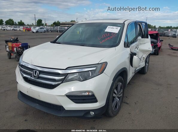 5FNYF6H52JB054925 2018 HONDA PILOT White Front left