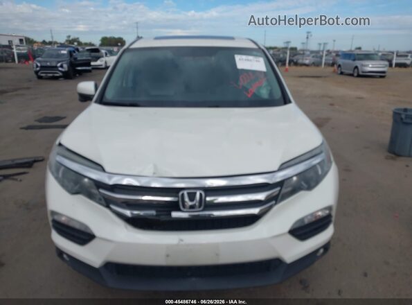 5FNYF6H52JB054925 2018 HONDA PILOT White Dashboard view