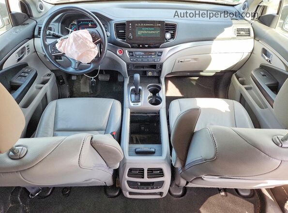 5FNYF6H52KB028617 2019 HONDA PILOT Blue Widok deski rozdzielczej