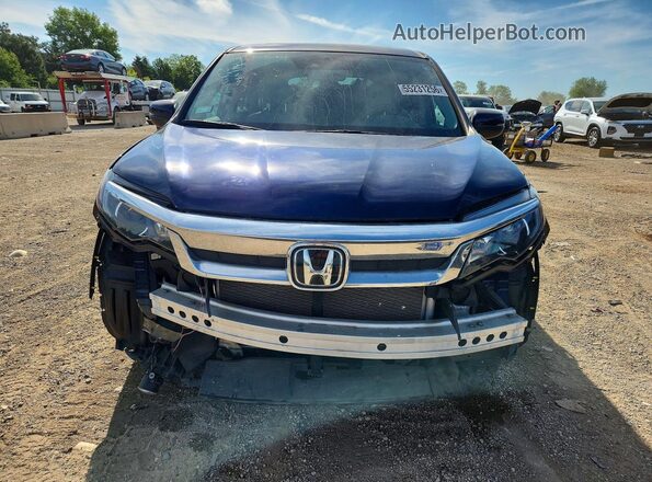 5FNYF6H52KB028617 2019 HONDA PILOT Blue Widok z przodu