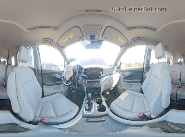 5FNYF6H52KB028617 2019 HONDA PILOT Blue Widok wnętrza 360 stopni