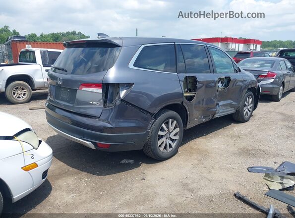 5FNYF6H52KB095007 2019 HONDA PILOT Gray უკანა მარჯვენა