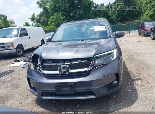 5FNYF6H52KB095007 2019 HONDA PILOT Gray უკანა სალონის ხედი