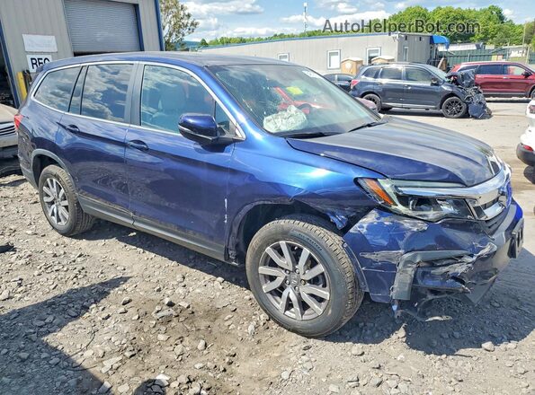 5FNYF6H52LB042129 2020 HONDA PILOT Blue Передня права чверть