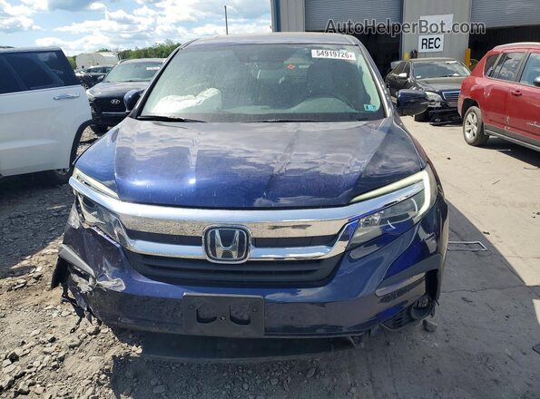5FNYF6H52LB042129 2020 HONDA PILOT Blue Вид спереду
