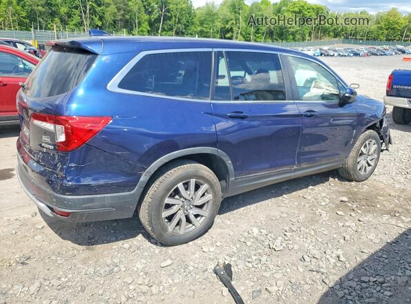 5FNYF6H52LB042129 2020 HONDA PILOT Blue Задня права чверть