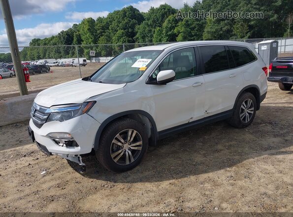 5FNYF6H53HB091993 2017 HONDA PILOT Белый Передняя левая четверть
