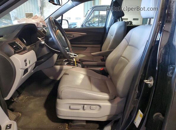 5FNYF6H53JB025787 2018 HONDA PILOT Black Widok wnętrza z przodu