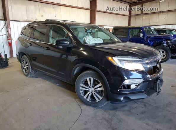 5FNYF6H53JB025787 2018 HONDA PILOT Black Przód prawy