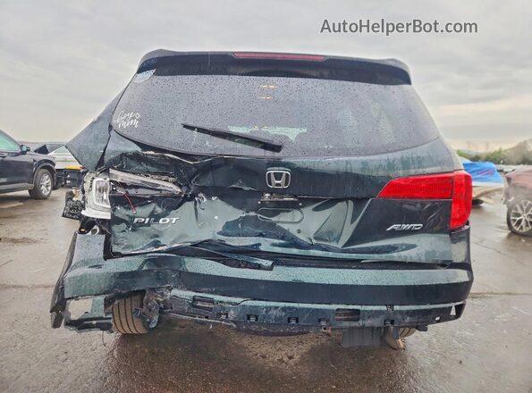 5FNYF6H53JB032223 2018 HONDA PILOT Green Вид ззаду