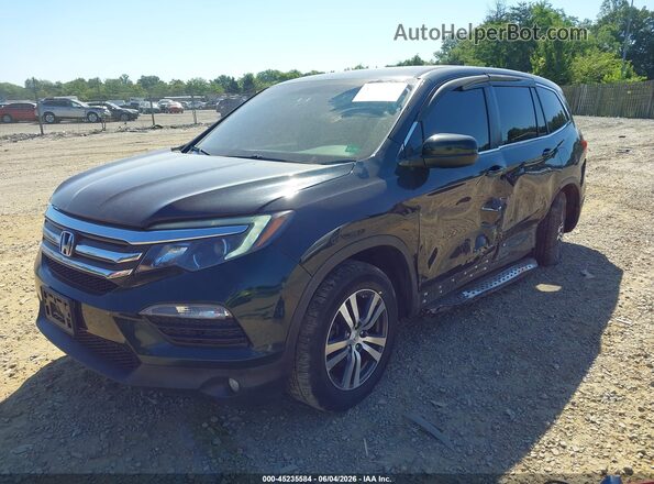 5FNYF6H53JB064024 2018 HONDA PILOT Черный Передняя левая четверть