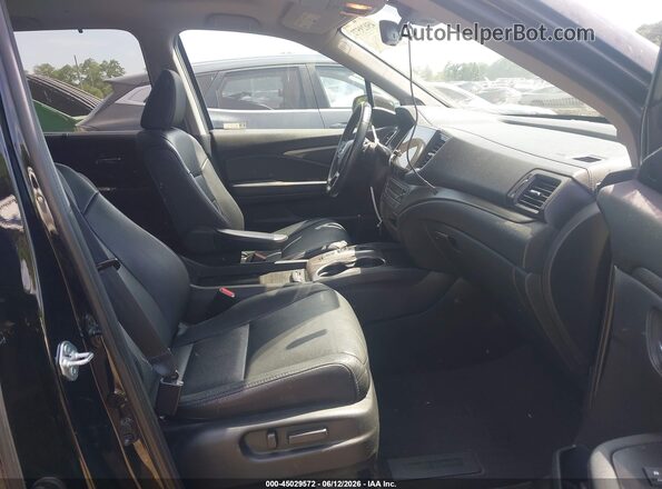 5FNYF6H53NB004735 2022 HONDA PILOT Черный Вид салона спереди