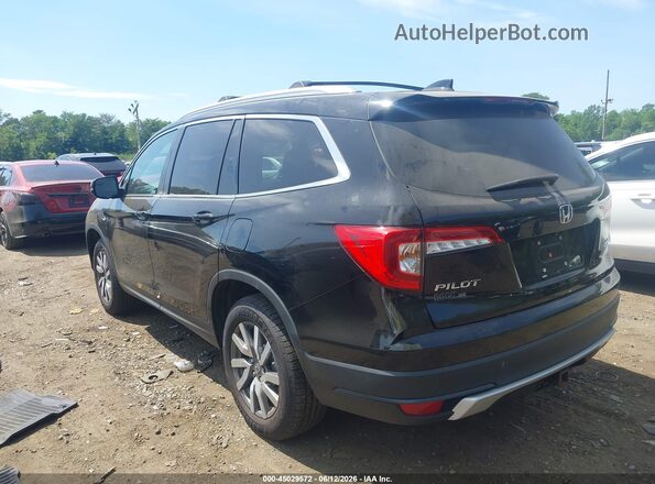 5FNYF6H53NB004735 2022 HONDA PILOT Черный Задняя левая четверть