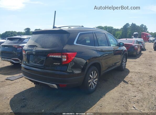 5FNYF6H53NB004735 2022 HONDA PILOT Черный Задняя правая четверть