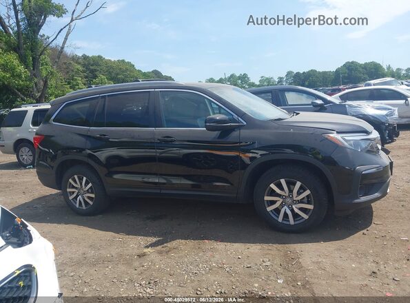 5FNYF6H53NB004735 2022 HONDA PILOT Черный Вид задней части салона