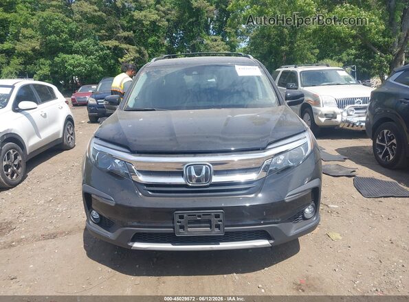 5FNYF6H53NB004735 2022 HONDA PILOT Черный Вид щитка приборов