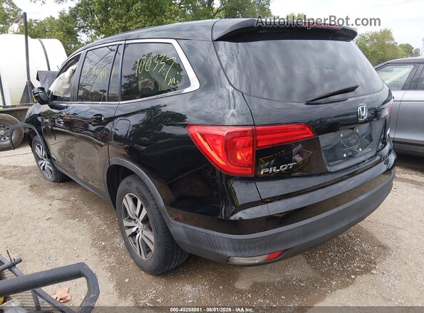 5FNYF6H54GB093105 2016 HONDA PILOT Black Trasero izquierdo