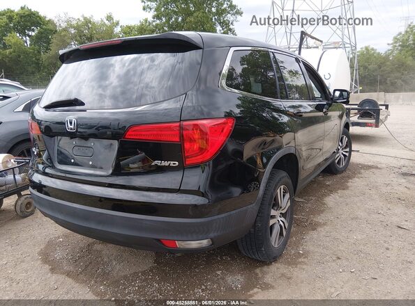 5FNYF6H54GB093105 2016 HONDA PILOT Black Trasero derecho