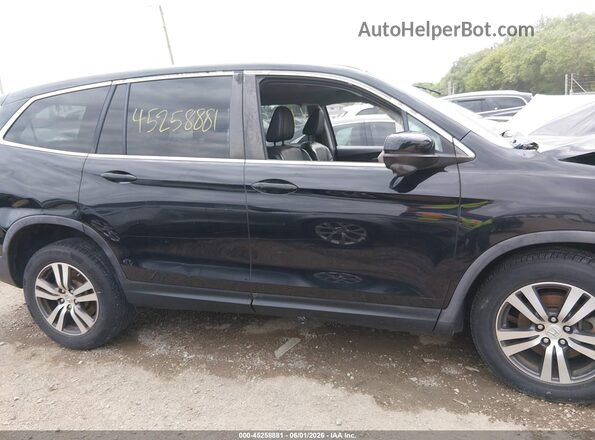 5FNYF6H54GB093105 2016 HONDA PILOT Black Vista interior de 360 grados