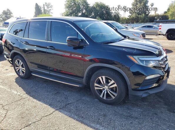 5FNYF6H54JB038337 2018 HONDA PILOT Черный Передняя правая четверть