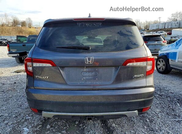 5FNYF6H54KB068780 2019 HONDA PILOT Gray 