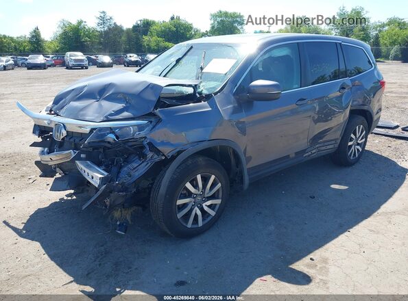 5FNYF6H54KB086034 2019 HONDA PILOT Gray 