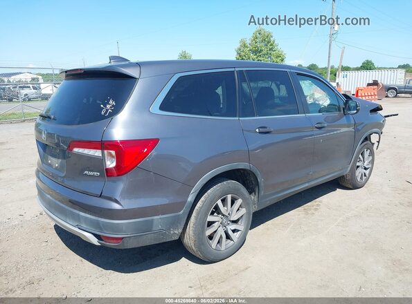 5FNYF6H54KB086034 2019 HONDA PILOT Gray 