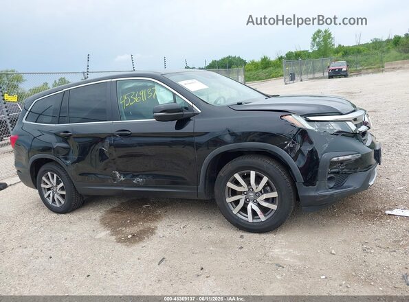 5FNYF6H54LB040463 2020 HONDA PILOT Black Widok wnętrza z tyłu