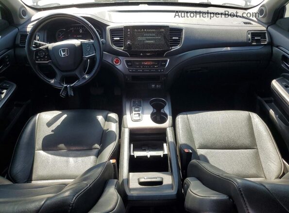 5FNYF6H54MB070905 2021 HONDA PILOT Gray Dashboard view